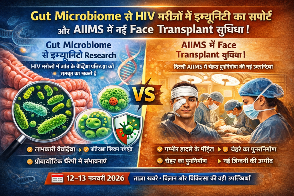 ChatGPT Image Feb 13 2026 02 22 24 PM गट माइक्रोब्स और इम्यूनिटी |AIIMS में फेस ट्रांसप्लांट सुविधा